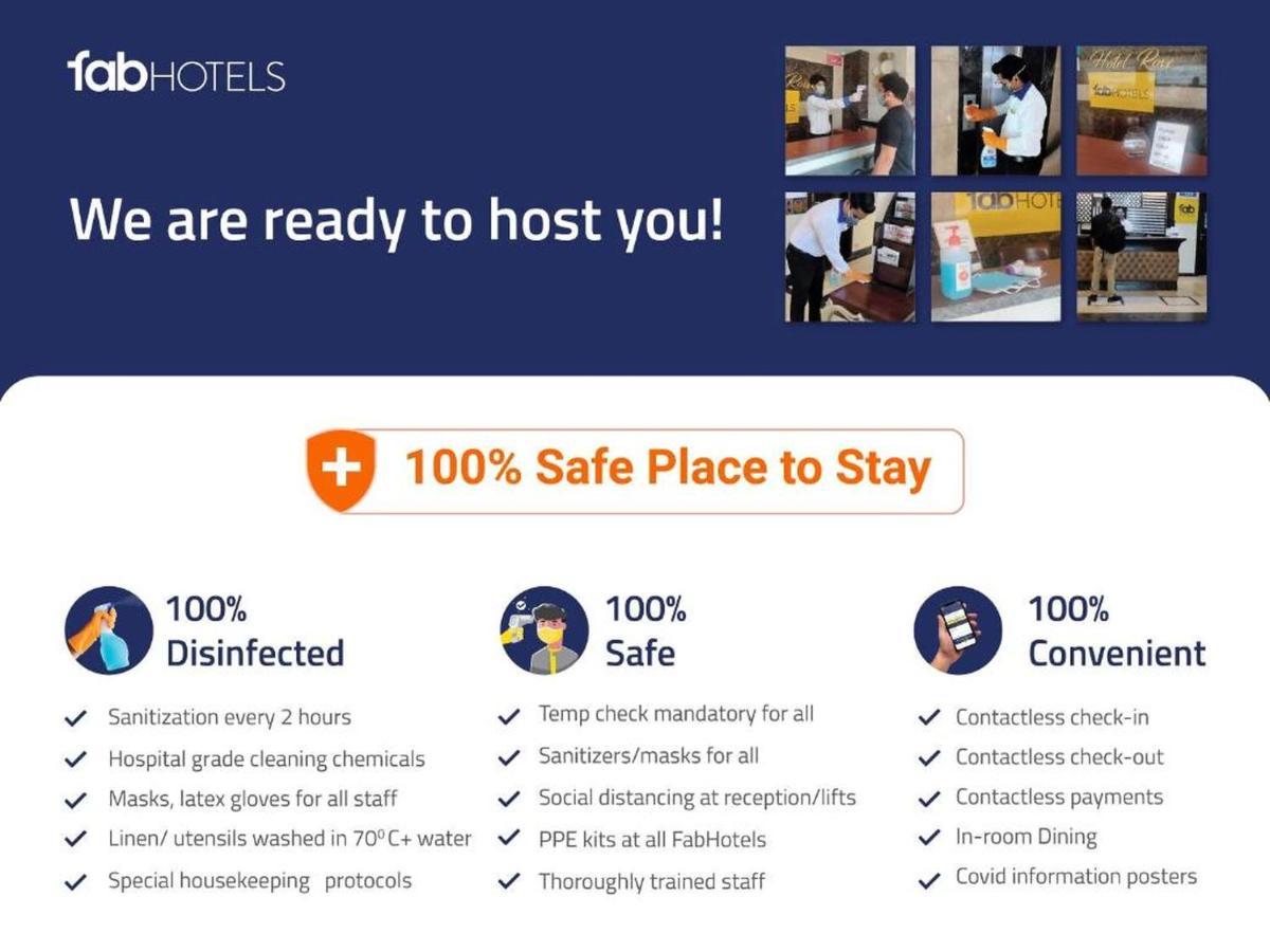 Fabhotel Pride Inn - Nr Tcs Deccan Park, Hitech City Hyderabad Eksteriør bilde